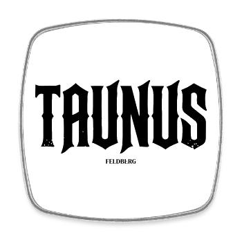 "Taunus - Feldberg" - Viereckiger Kühlschrankmagnet - Weiß - Vorne