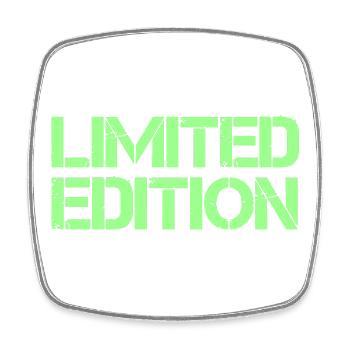 Limited Edition - Viereckiger Kühlschrankmagnet - Weiß - Vorne