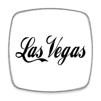 Las Vegas - Square fridge magnet - white - Front
