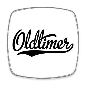 2541614 15507095 oldtimer - Square fridge magnet - white - Front