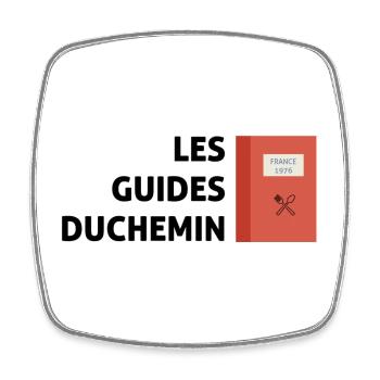 Les Guides Duchemin - Magnet carré - blanc - Devant