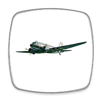 C-47 - Square fridge magnet - white - Front