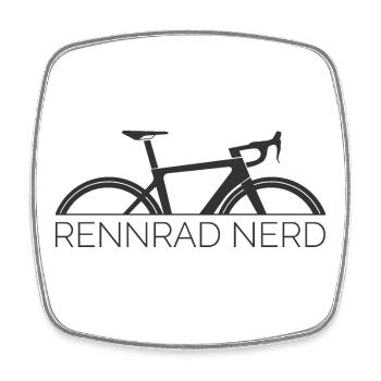 rennrad nerd fahrrad etappe tour Logo race Symbol - Viereckiger Kühlschrankmagnet - Weiß - Vorne