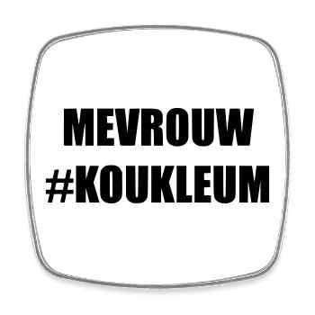 Frau koukleum Für Frauen, die kalt sind * - Viereckiger Kühlschrankmagnet - Weiß - Vorne