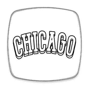Chemise Chicago - Magnet carré - blanc - Devant