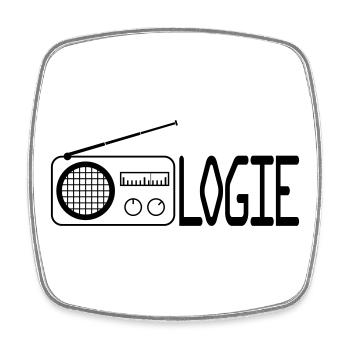 Radiologie - Viereckiger Kühlschrankmagnet - Weiß - Vorne