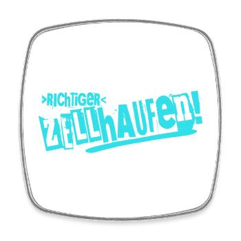 Zellhaufen Man - Viereckiger Kühlschrankmagnet - Weiß - Vorne