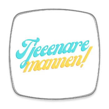 Servant Man - Ove Sundberg - Square fridge magnet - white - Front