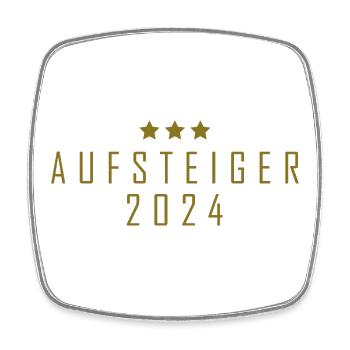 Aufsteiger 2024 Aufstiegstrikot 24 - Viereckiger Kühlschrankmagnet - Weiß - Vorne