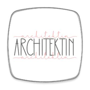 Architektin Geschenk Architektur Beruf - Viereckiger Kühlschrankmagnet - Weiß - Vorne