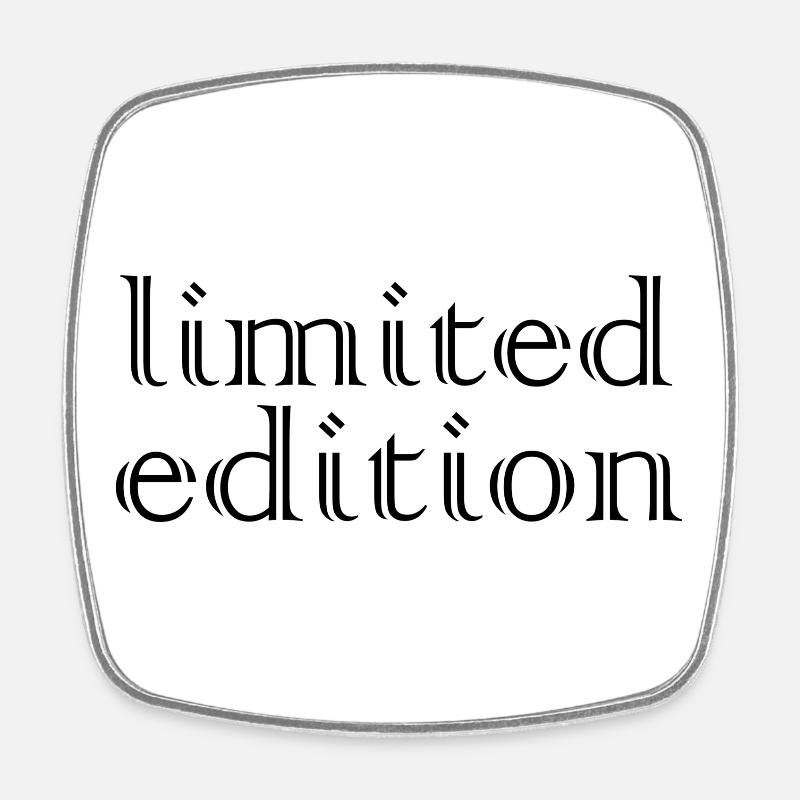 Limited edition - Square fridge magnet - white