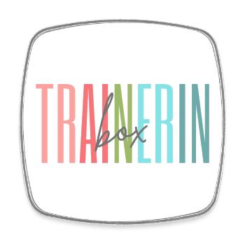 Trainerin Box Boxtrainerin Kampfsport Geschenk - Viereckiger Kühlschrankmagnet - Weiß - Vorne