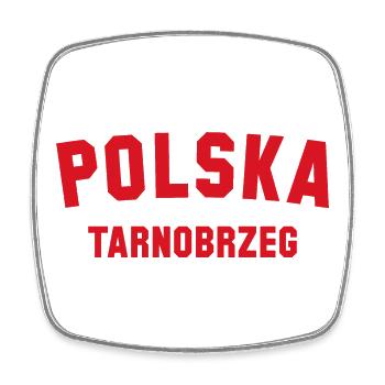 TARNOBRZEG Polska Polen - Viereckiger Kühlschrankmagnet - Weiß - Vorne