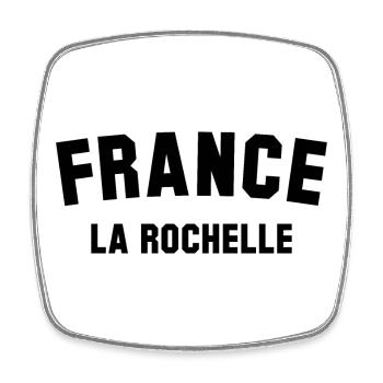 LA ROCELLE, France Frankreich - Magnet carré - blanc - Devant