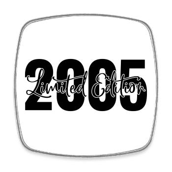 Limited edition 2005 - Viereckiger Kühlschrankmagnet - Weiß - Vorne