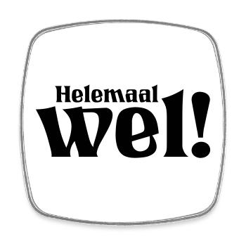 18 Quite a lot! - Square fridge magnet - white - Front