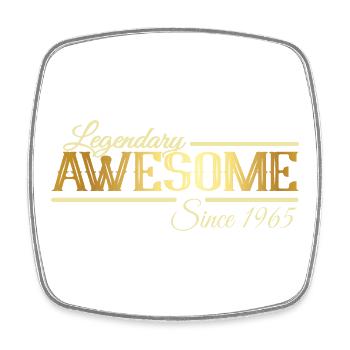 Legendary since 1965 Vintage Birthday - Square fridge magnet - white - Front