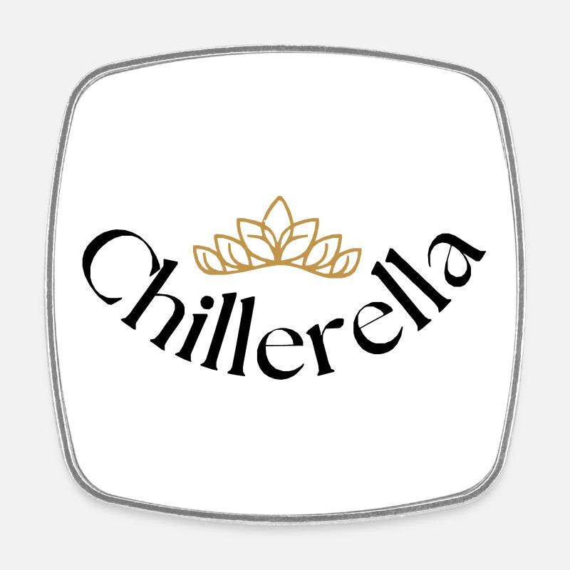 Chillerella - Viereckiger Kühlschrankmagnet - Weiß