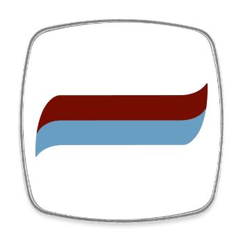 Bordo Mavi - Viereckiger Kühlschrankmagnet - Weiß - Vorne