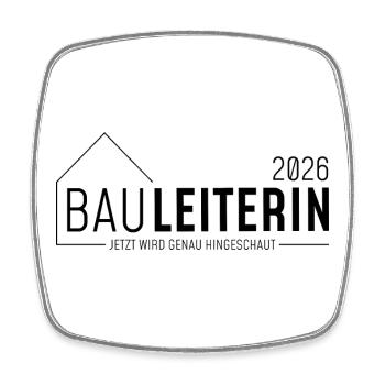 Construction Manager 2026 - now it's time to take a close look - Square fridge magnet - white - Front