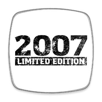 Edition Limitée 2007 Anniversaire Millésime 2007 - Magnet carré - blanc - Devant