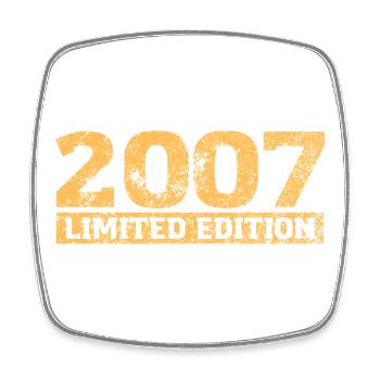 Édition Limitée 2007 18ème Cadeau d’Anniversaire - Magnet carré - blanc - Devant