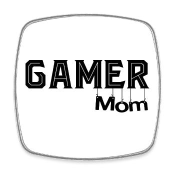 Gamer Mama - Viereckiger Kühlschrankmagnet - Weiß - Vorne