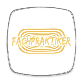 Work as a specialist practitioner - Square fridge magnet - white - Front