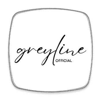 Greyline Official - Square fridge magnet - white - Front