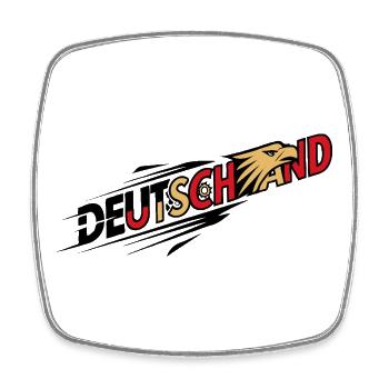 Deutschland Adler in Bewegung - Square fridge magnet - white - Front