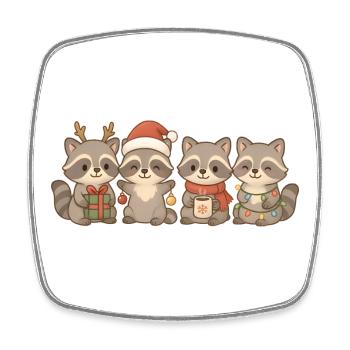 Laveurs Enfants Garçons Filles Lavage de Noël - Magnet carré - blanc - Devant