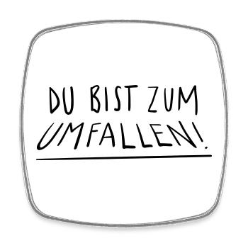 You're going to fall - Square fridge magnet - white - Front