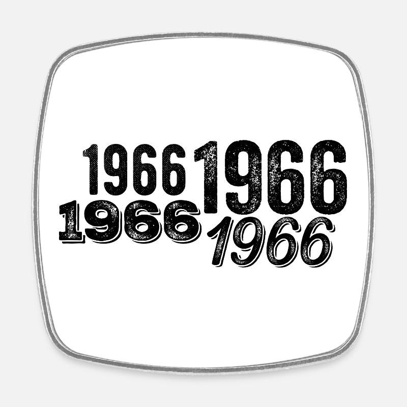 1966 - Magnet carré - blanc
