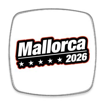Mallorca 2026 - Square fridge magnet - white - Front