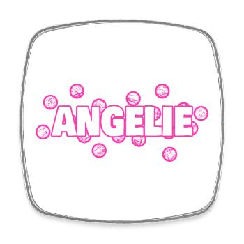 Cadeau pour Angelie - Magnet carré - blanc - Devant
