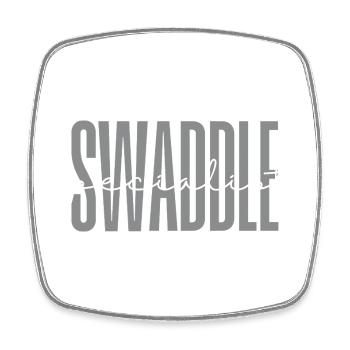 Swaddle Specialist Labor and Delivery NICU Nurse - Square fridge magnet - white - Front