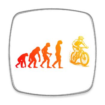 Direkte Mountainbike Aussage - Viereckiger Kühlschrankmagnet - Weiß - Vorne