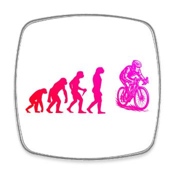 Roadbike Fokus pur - Viereckiger Kühlschrankmagnet - Weiß - Vorne
