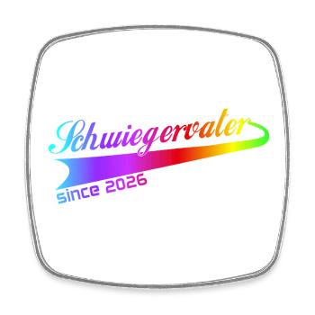 Father-in-law 2026, best father-in-law ever - Square fridge magnet - white - Front