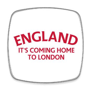England Coming Home to London - Square fridge magnet - white - Front