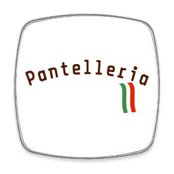 Pantelleria text italien - Viereckiger Kühlschrankmagnet - Weiß - Vorne