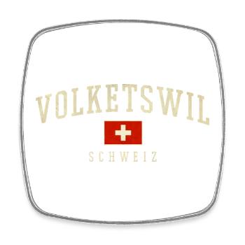 Volketswill Switzerland Emblem - Square fridge magnet - white - Front