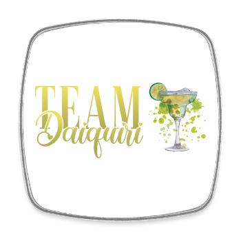 Équipe de cocktails de soirée de jeune fille Daiquiri - Magnet carré - blanc - Devant