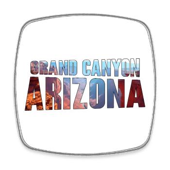 Grand Canyon Arizona National Park US - Square fridge magnet - white - Front