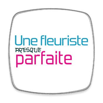 Une fleuriste presque parfaite humour femme - Magnet carré - blanc - Devant