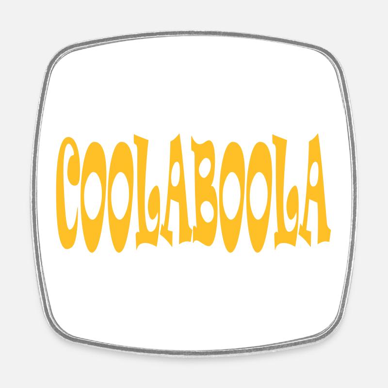 COOLABOOLA - Square fridge magnet - white