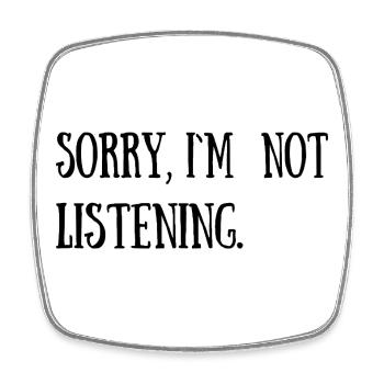 Funny Sarcastic Cool Quotes - Square fridge magnet - white - Front