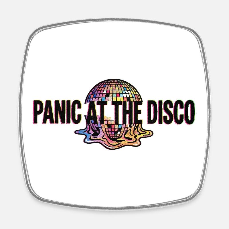 panique à la discothèque - Magnet carré - blanc