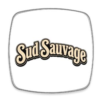 Sud Sauvage Rétro Vintage - Magnet carré - blanc - Devant