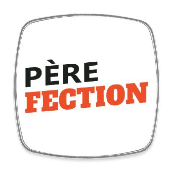 Father Fection Personalized Humor Gift - Square fridge magnet - white - Front